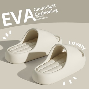Ciabatte <span class=keywords><strong>Infradito</strong></span> <span class=keywords><strong>da</strong></span> Donna Nuovo Stile con Suola Spessa Impermeabili Antiscivolo per Interni ed Esterni, in EVA, con Rialzo, Ideali per <span class=keywords><strong>Bagno</strong></span> e Casa - Product Image 2