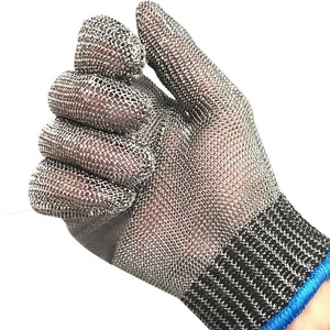 Guantes de Acero Inoxidable Directo de Fábrica para Carnicero, Resistentes a la Abrasión y de Alta Resistencia a la Tracción para Cortar Carne - Product Image 5