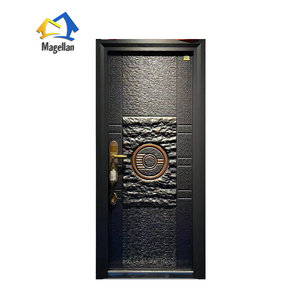 Portes de sécurité en acier de luxe sur mesure, design chinois, anti-balles, porte extérieure <span class=keywords><strong>Carmen</strong></span> - Product Image 5