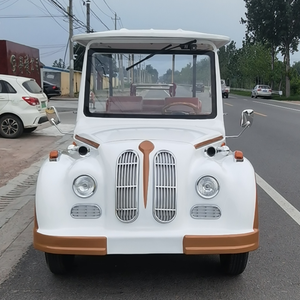 Vendita calda di buona qualità elettrico classico Golf Cart <span class=keywords><strong>auto</strong></span> <span class=keywords><strong>d</strong></span>'<span class=keywords><strong>epoca</strong></span> 5KW motore batteria al litio 5-6 posti luci a LED sospensione anteriore - Product Image 4