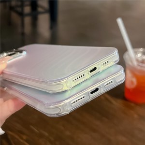 Pour iPhone 16 <span class=keywords><strong>Pro</strong></span> Max étui Silicone PC IMD Laser Texture mat couverture de téléphone - Product Image 4