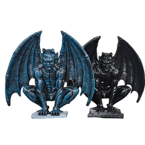 Statues d'Animaux en Résine Artisanale sur le Thème de l'Art Gothique Diable Ange pour la Décoration de Jardin et de Maison Ornements <span class=keywords><strong>Batman</strong></span> - Product Image 1