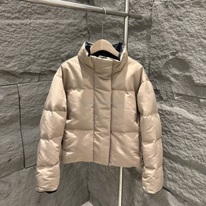 Veste courte en duvet pour femme, veste d'hiver chaude et légère, veste matelassée à capuche, veste décontractée pour l'extérieur - Product Image 4