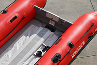 Bateau pneumatique de sport haute vitesse en Hypalon PVC 2025 avec moteur hors-bord, capacité 8-9 personnes, 430*186cm, pour la pêche et la dérive