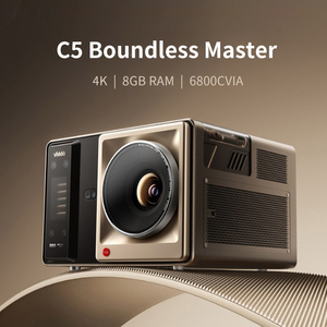 Projecteur laser tricolore <span class=keywords><strong>4K</strong></span> Hisense C5 Boundless Master |   Projecteur de cinéma maison intelligent <span class=keywords><strong>6800</strong></span> CVIA Lumens 240Hz pour jeux vidéo - Product Image 1