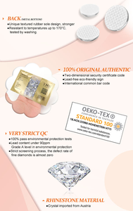 YHB Brillantin Kristall AB Nagel-Flachsteine Rivoli Schneeflocken Hotfix Sternförmige Strass-Steine für Schuhe Taschen Handys Kleidung - Product Image 5