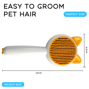 Nouvelle Brosse de Nettoyage Profond pour Animaux de Compagnie en Forme d'Oreilles de Chaton, Douce, avec Poignée et Conception à Pression, Outil Quotidien pour l'Entretien des Chats et l'Élimination des Déchets d'Animaux - Product Image 3
