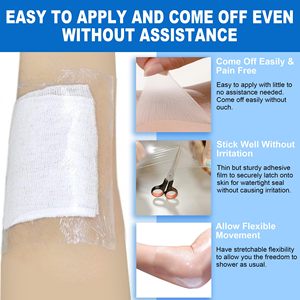 Stretchable Wound Cover Adhesive <strong>PICC</strong> <strong>Line</strong> Waterproof <strong>Catheter</strong> Shower PU Cover - Product Image 2
