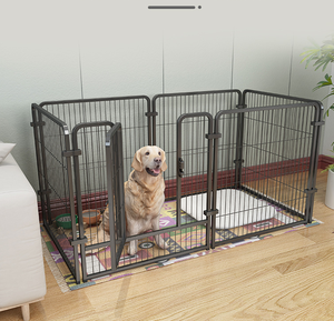 Haute qualité extérieur intérieur fil de fer lourd devoir pliable <span class=keywords><strong>cage</strong></span> pour chien de compagnie vente chaude chat clôtures chenil exercice playPens - Product Image 5