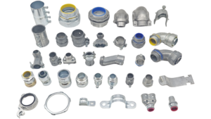 3/<span class=keywords><strong>4</strong></span> \ "lỏng-chặt chẽ nối cách điện họng dễ uốn sắt 45 ° kim loại ống dẫn Phụ kiện Flex ống dẫn 90 ° góc 45 độ cứng nhắc - Product Image 6