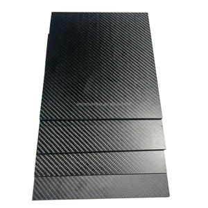 Folha De Fibra De Carbono Alta Dureza Painel De Carbono Puro 3K para Espessura/Tamanho/Cor Personalizada Quadro FPV Drone - Product Image 1