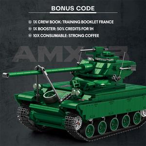 Tanque de Camuflaje Inflable, Modelo a Escala 1/28 del Pz.Kpfw VI Ausf.B <span class=keywords><strong>Tiger</strong></span>, Bloques de Construcción de Plástico AMX-13, Juguete Coleccionable - Product Image 6