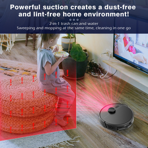 Laser Self Navigating Automatic Vacuum Robpt M30+ Smart Wholesale <b>Mop</b> Dropship Robot Vacuum Cleaner - Product Image 4