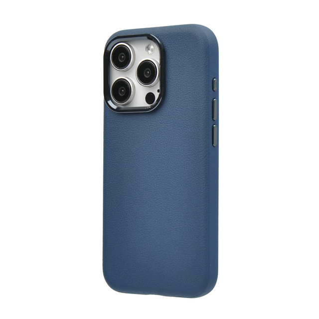 Premium Vegan Leather Business Elegant PU Slim Thin N52 Strong Magnetic Phone Cover for iPhone 12 13 14 15 16 Pro Max