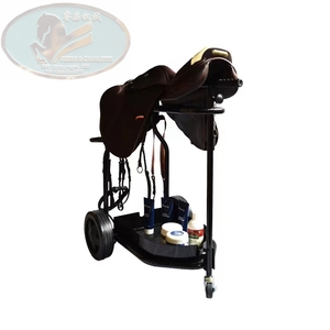Chariot de selle équestre multifonctionnel pour ranger les selles et les accessoires d'équitation - Product Image 1