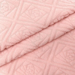 Tissu en terry jacquard 280g, doux et respirant, matériau tricoté pour peignoirs, pyjamas, vêtements et jouets pour filles et <span class=keywords><strong>garçons</strong></span> - Product Image 1