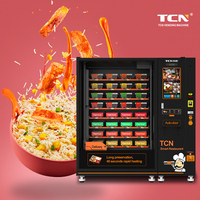 Máquina Expendedora de Alimentos Calientes TCN con Eje XY y Calentamiento por Microondas, para Sopa de Fideos en Caja, para Europa
