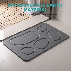 Alfombrilla de Baño de Tierra de Diatomeas Tallada en Piedra, Antideslizante, Absorbente de Agua, de Secado Rápido, <span class=keywords><strong>para</strong></span> Uso Doméstico - Product Image 4