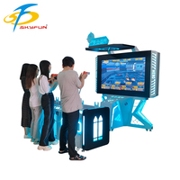 Machine de jeux de simulation de combat au pistolet VR 9D, jeux de tir au pistolet en ligne pour 4 personnes, jeux de tir au pistolet pour parc à thème VR, métal, intérieur/extérieur