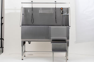 Lüks paslanmaz çelik <span class=keywords><strong>PET</strong></span> elektrik kaldırma lavabo köpek bakım duş banyo küvet demir inşaat banyo kullanımı için - Product Image 5