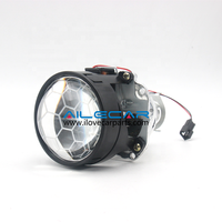 Lentille de projecteur bi-xénon H1 de 2,5 pouces avec yeux de démon RGB