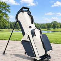 Sac de golf haut de gamme ASL, sac de transport de golf imperméable avec double bandoulière et plusieurs poches pour golfeur