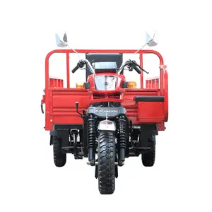Customized 200cc 12v28a Electric Chinese Tricycle Steel 3-Wheel Gasoline Tricycle 4-stroke Engine Passenger Cargo