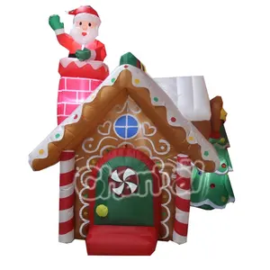 Giáng Sinh Tùy Chỉnh <span class=keywords><strong>Inflatable</strong></span> Cho Trang Trí Sân Ánh Sáng Inflatables Santa Nhà Sân Inflatables - Product Image 1