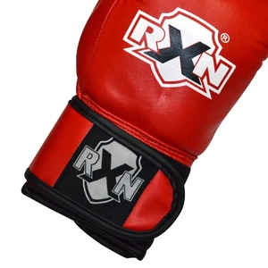 Gants de boxe d'entraînement unisexes en cuir rouge légers RXN, les plus vendus, avec fermeture personnalisable pour la vente en gros - Product Image 4