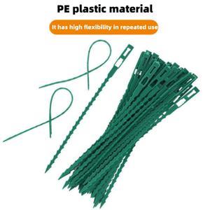 Correas de encuadernación de jardín verde de espina de pescado multiusos, correas de encuadernación de línea de jardín, correas de encuadernación de espina de pescado de jardín - Product Image 4