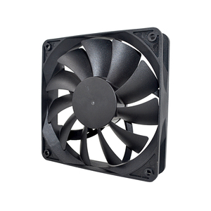 Ventilador de refrigeración de flujo axial compacto CC de 120mm al por mayor 12V 24V regulación de velocidad para fuente de energía eléctrica con control de temperatura de armario - Product Image 1