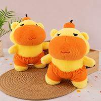Échantillon disponible : Ensemble de peluches animales en tissu à poils longs, 22 cm, pour parcs d'attractions, vente en gros