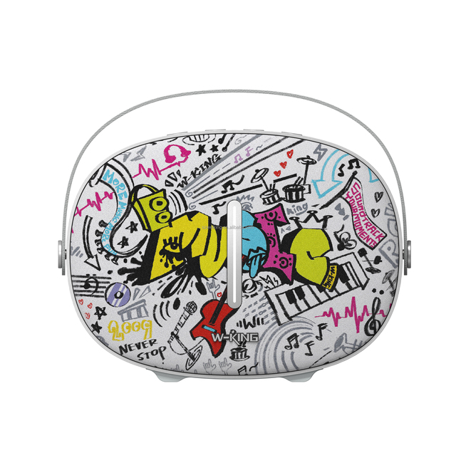 Speaker W-King T8II New Music Boombox Portable Speaker Unique Style Home Audio 40W Wireless Speaker