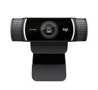 Nouvelle webcam de streaming HD C922 PRO 1080P avec appels vidéo, double microphone et support trépied pour le streaming/le gaming et la traduction