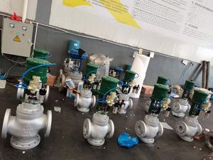 Válvula Reguladora Eléctrica de Tres Vías COVNA, Válvula de Control Eléctrica de 3 Vías de 220v - Product Image 6