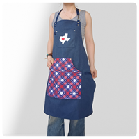 Tablier en toile sans manches tendance pour femme, avec logo personnalisé, pour usage domestique, restauration, cafétéria, salon de thé, nettoyage