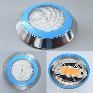 12W RGB SMD 칩 LED 수영장 전구 스테인레스 스틸 D230mm IP68 방수 정원 수중 스파 욕조 램프 벽걸이 형 - Product Image 2