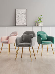 Chaises de salle à manger en <span class=keywords><strong>velours</strong></span>, style nordique, colorées, vertes, modernes, de luxe, pour hôtel, club, restaurant, salon, à prix bas - Product Image 2