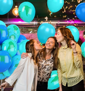 Juego de 30 Globos de la Tierra, Globos Azules y Verdes, <span class=keywords><strong>Globo</strong></span> de Látex con Mapa del Mundo Impreso para Fiestas Temáticas de Viajes, Espacio y Día de la Tierra - Product Image 4