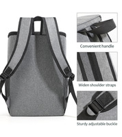 Sac isotherme portable personnalisé de 30 L, grande capacité, imperméable, pour pique-nique en plein air, camping, sac à dos isotherme, stockage alimentaire