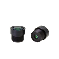 Objectif grand angle miniature JSD2022-A0 2,0 mm, ouverture F2.0, monture M12, capteur 1/2,8 pouces, faible luminosité, caméra intelligente pour la maison 4K/8MP CCTV