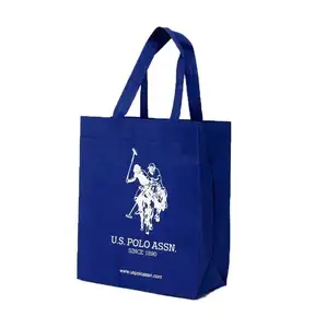 promotional best selling high quality recycled non woven blue tote bag