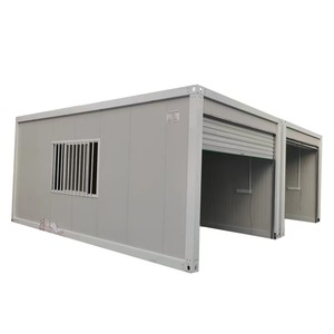 Casa Container Modulare Prefabbricata Personalizzata Mobile Flat-Pack per Negozi, Garage, Depositi Auto, Magazzini con Porta Avvolgibile - Product Image 5