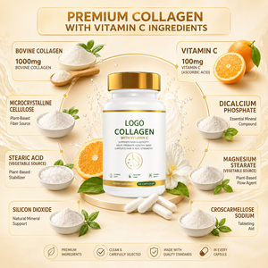 Complément alimentaire OME pour adultes, blanchiment de la peau, collagène marin, vitamine C, capsules anti-âge, soutien immunitaire, antioxydant, 60 - Product Image 2