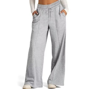 Pantalons de survêtement larges de haute qualité, taille haute, pour hommes, jogging personnalisé, décontracté, entraînement, jogging, pantalon de survêtement évasé - Product Image 6