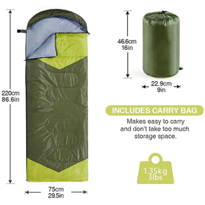 Leggero impermeabile <span class=keywords><strong>estivo</strong></span> e inverno <span class=keywords><strong>sacco</strong></span> a <span class=keywords><strong>pelo</strong></span> comodo per escursioni e campeggio al coperto e all'aperto - Product Image 2