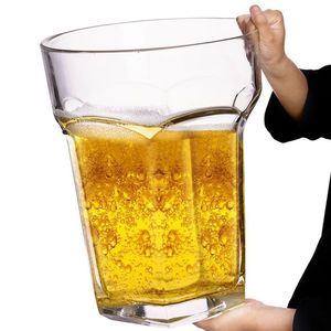 超大容量玻璃啤酒杯英雄杯六角4200毫升超大尺寸啤酒杯巨型玻璃杯 - Product Image 2