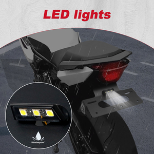 Waximoto Fit pour Yamaha <span class=keywords><strong>XJ6</strong></span> <span class=keywords><strong>DIVERSION</strong></span> N <span class=keywords><strong>F</strong></span> 2009-2016 Support de plaque d'immatriculation en aluminium de rechange Fender Eliminator Tail Tidy - Product Image 5