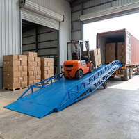 Rampe de chargement mobile à hauteur réglable pour conteneurs, 20 tonnes, hydraulique, pour chariot élévateur - Vente en gros usine