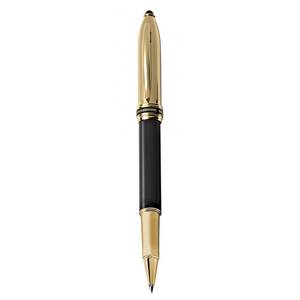 Bolígrafo Rollerball Negro y Dorado, Herramienta de Escritura Metálica - Product Image 1